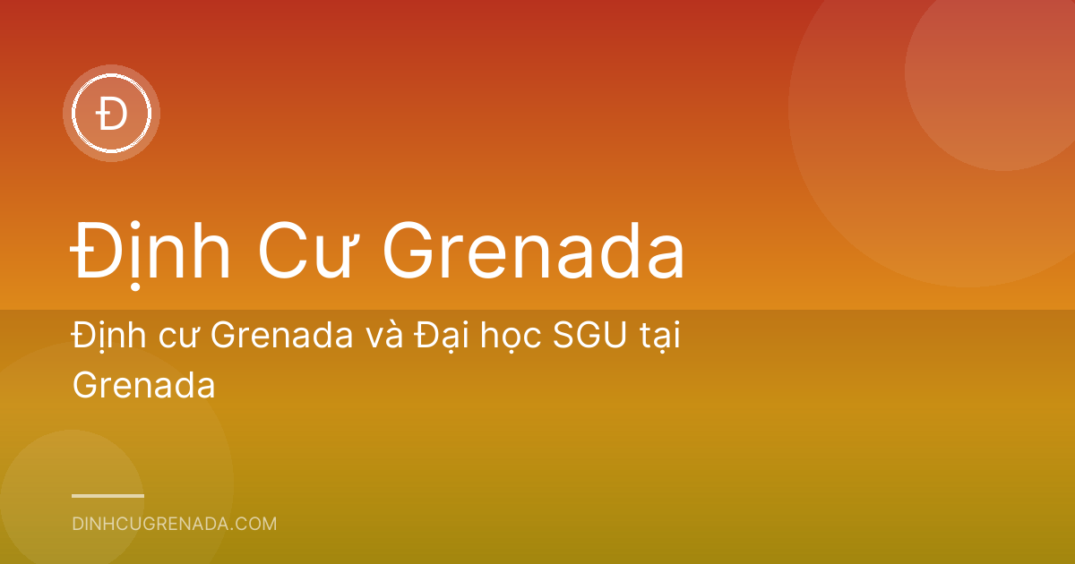 Định cư Grenada và Đại học SGU tại Grenada