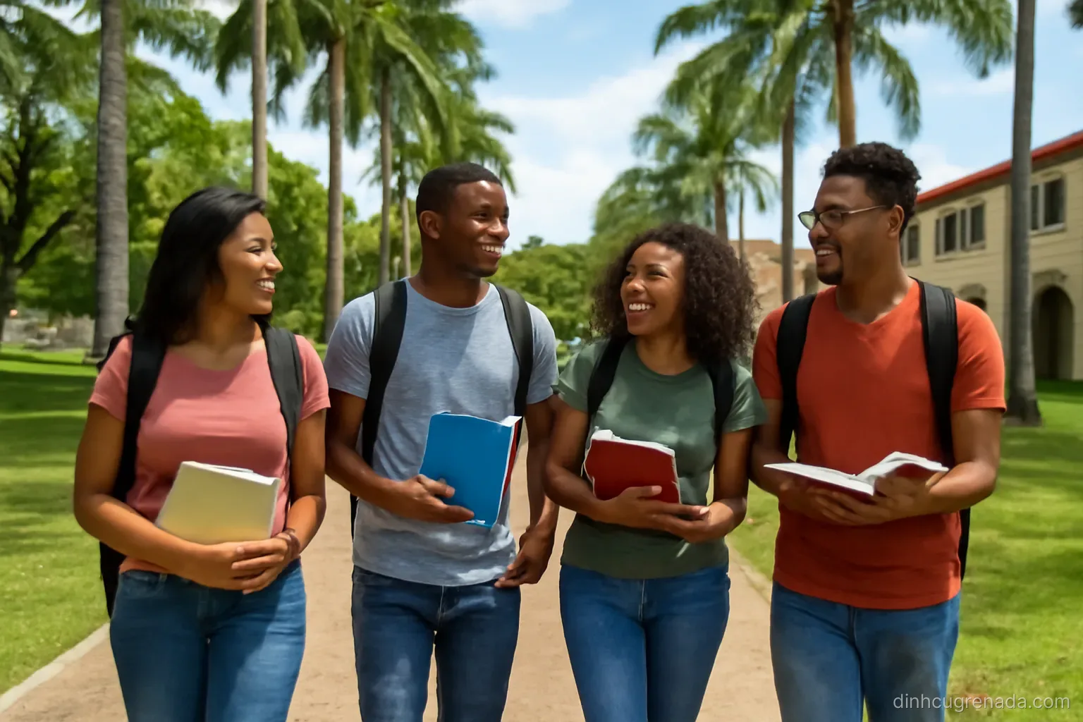 Định cư Grenada và tương lai học vấn của con